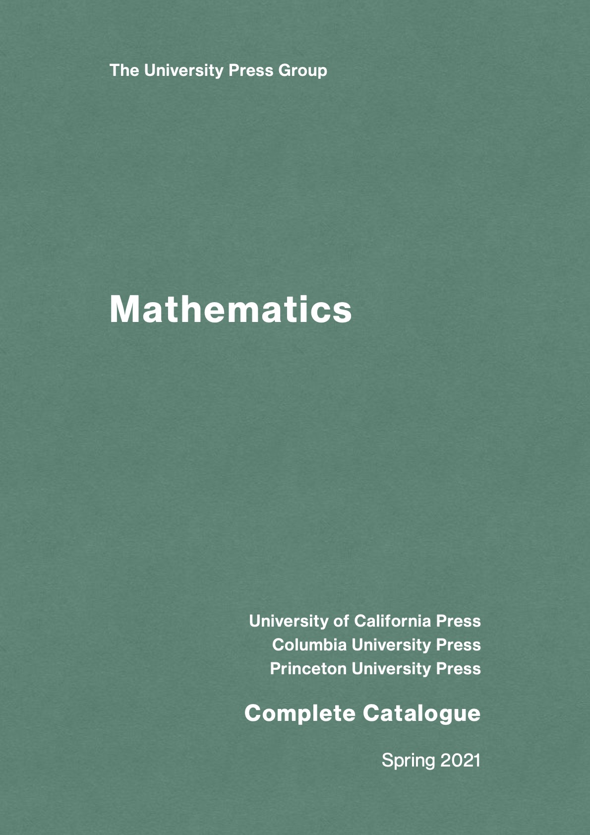 UPG Maths (front) s21