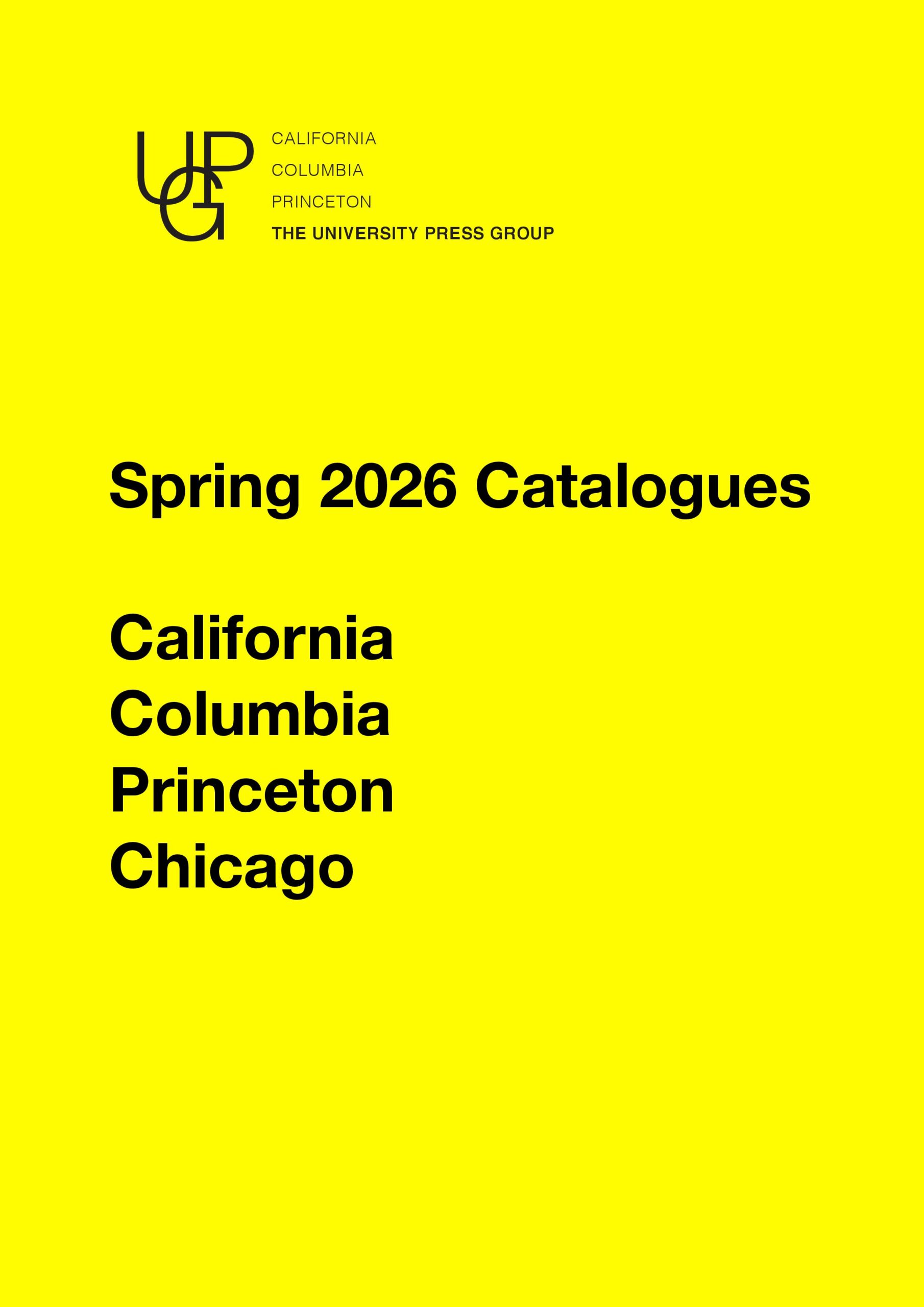 Spring 2026 Catalogues and Order form