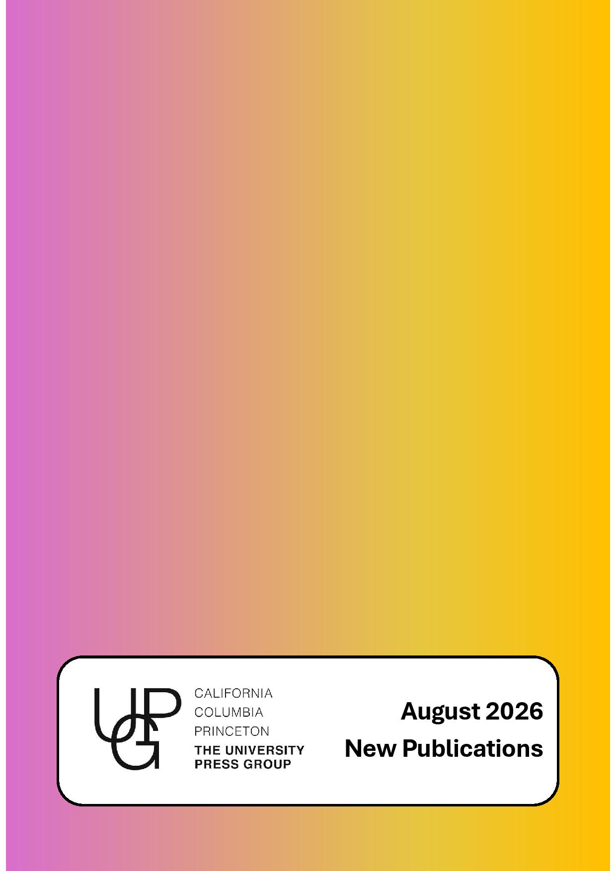 August 2026 New Releases